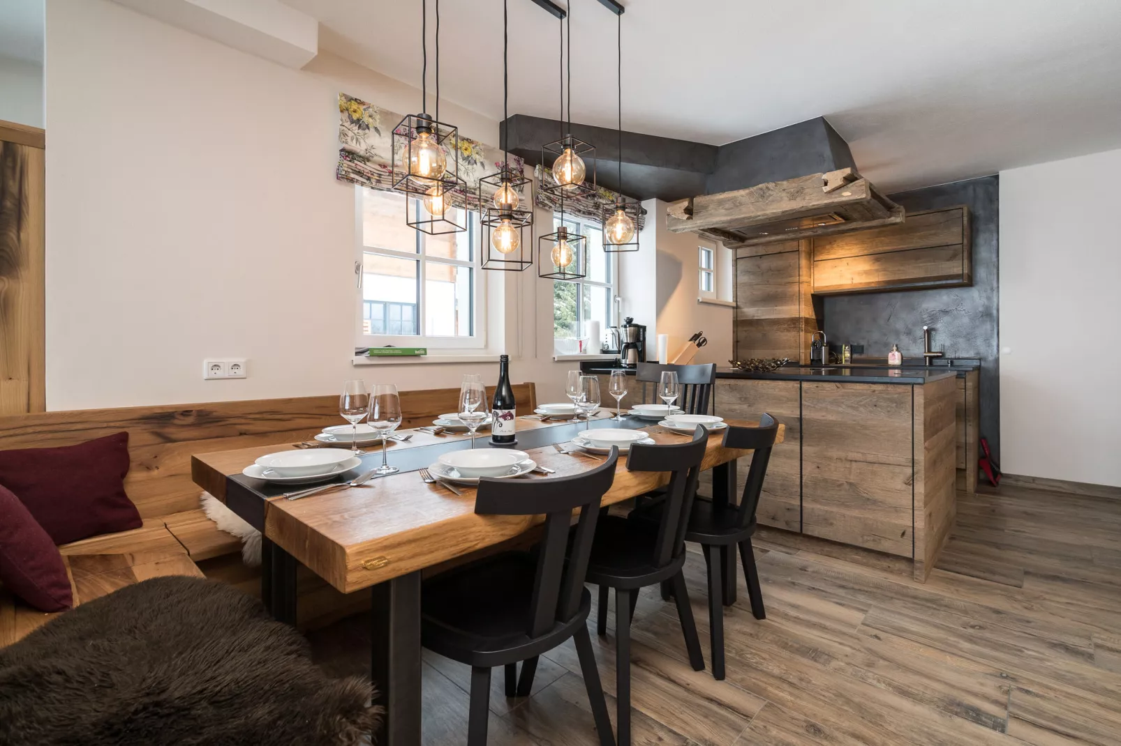 Chalet Schneeflocke Leogang-Keuken