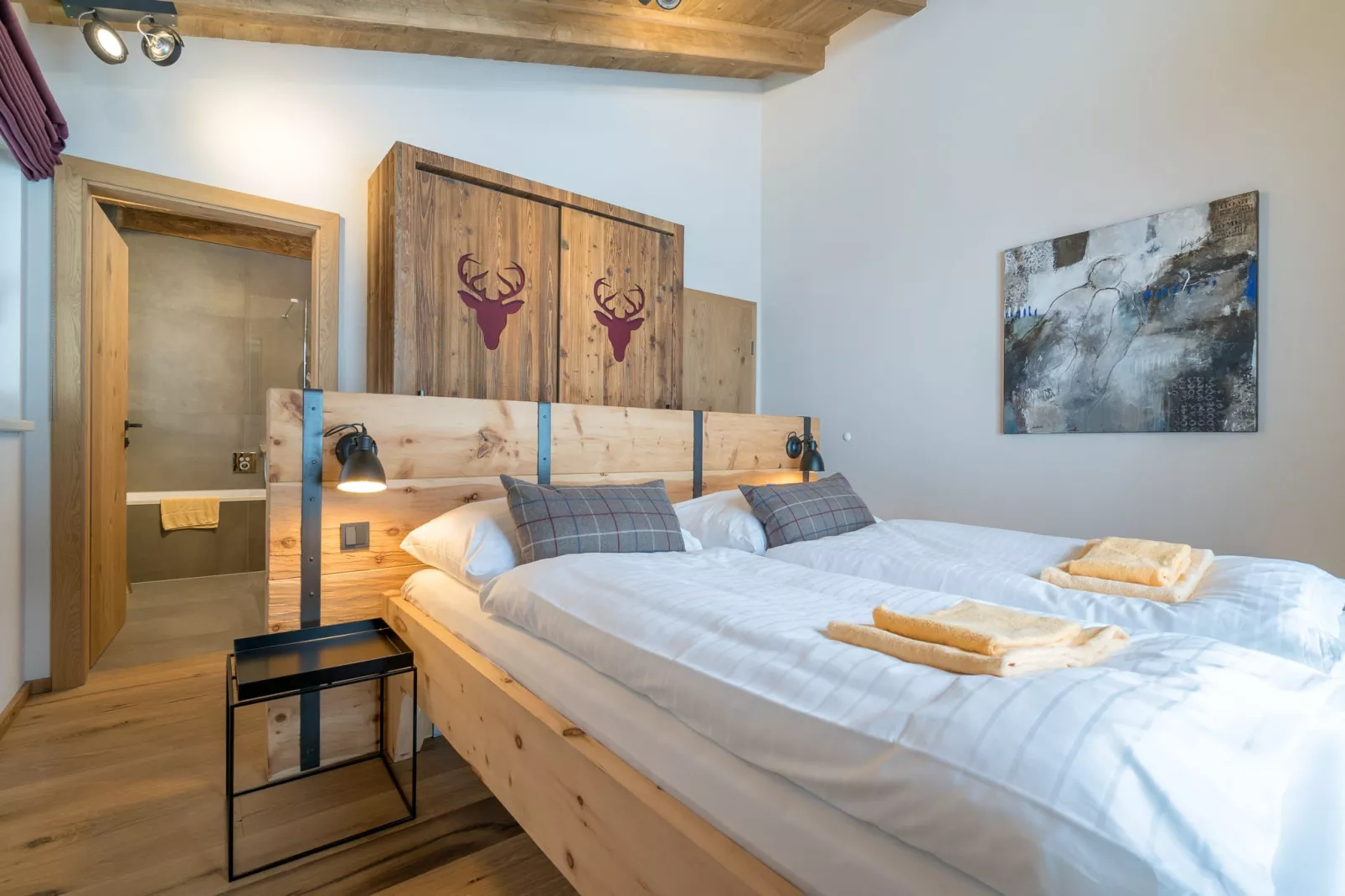 Chalet Schneeflocke Leogang-Slaapkamer
