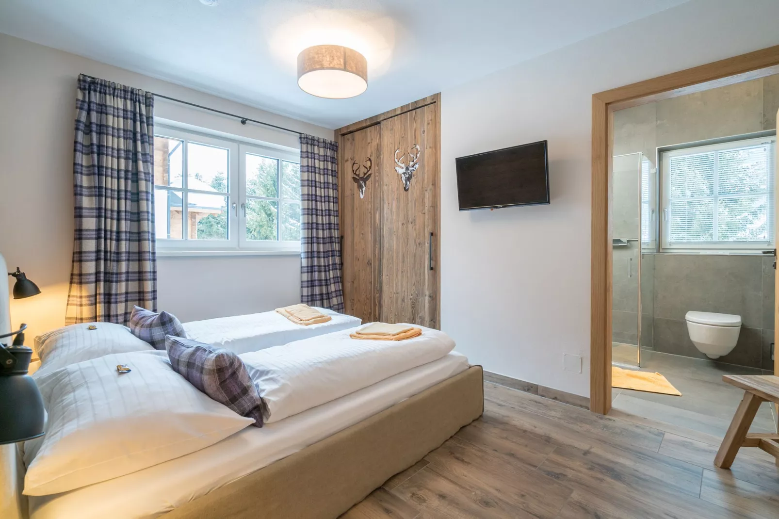 Chalet Schneeflocke Leogang-Slaapkamer