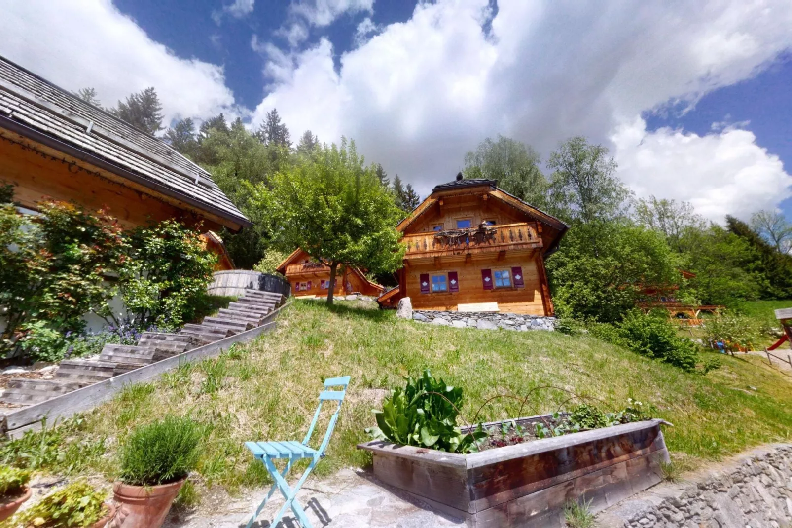 Naturdorf Oberkühnreit-Buitenkant zomer