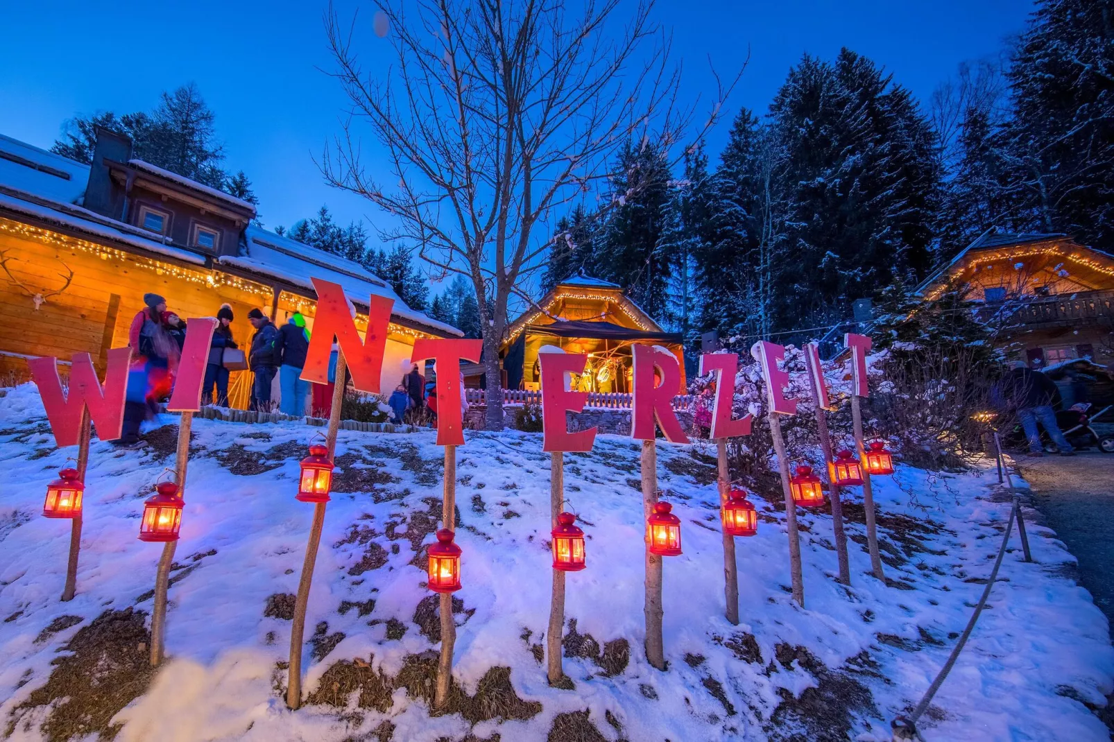 Naturdorf Oberkühnreit - Naturdorf Chalet - 8 Personen-Gebied winter 1km