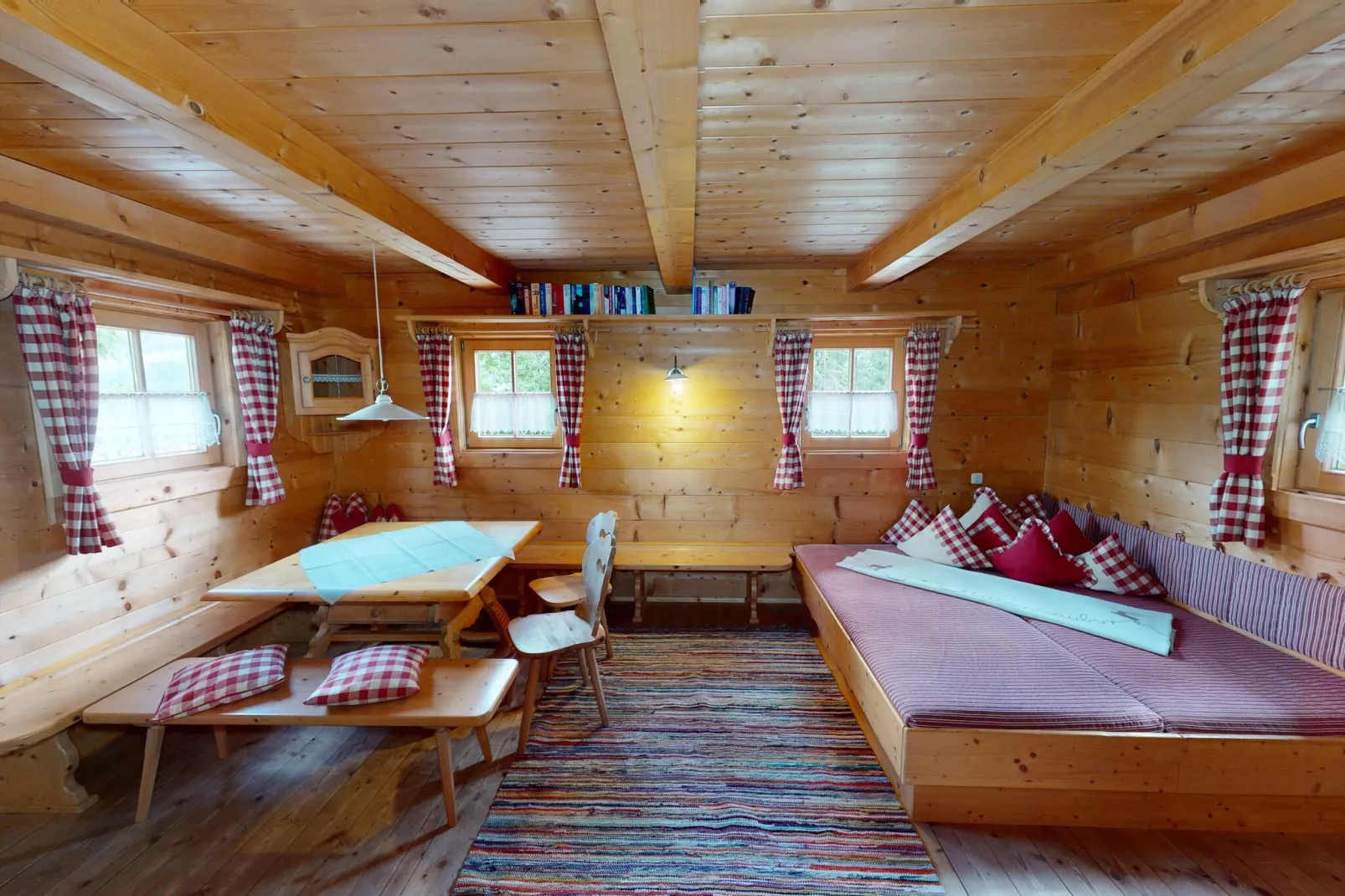 Naturdorf Oberkühnreit - Naturdorf Chalet - 8 Personen-Woonkamer