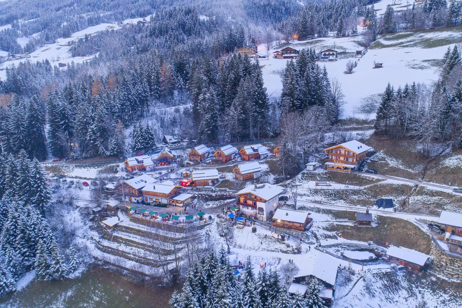 Naturdorf Oberkühnreit - Chalet Oberkühnreit-Exterieur winter
