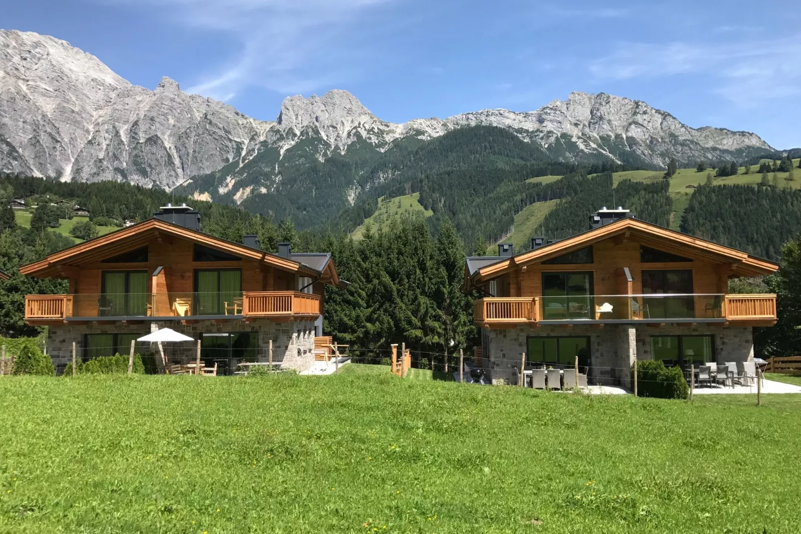 Chalet Schneeflocke Leogang-Buitenkant zomer
