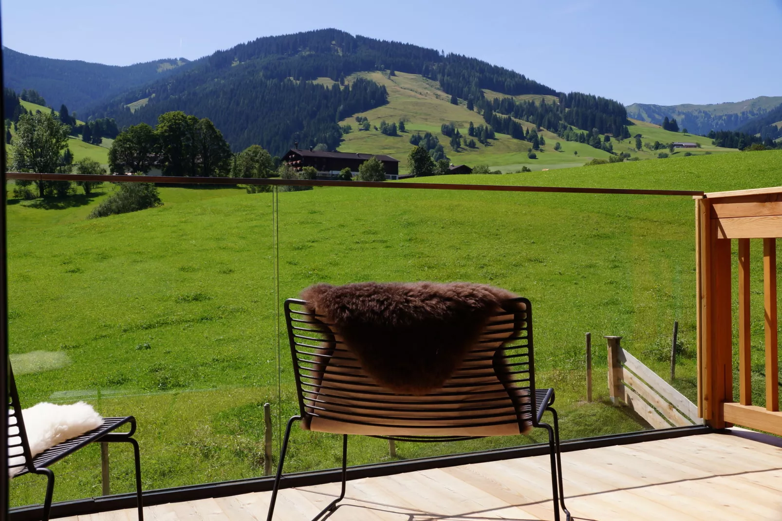 Chalet Schneeflocke Leogang-Uitzicht zomer