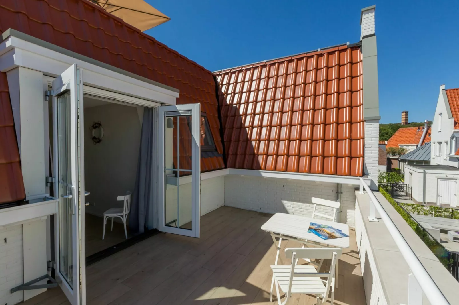 Appartement Duinhof Dishoek - 6 personen de luxe-Terrasbalkon