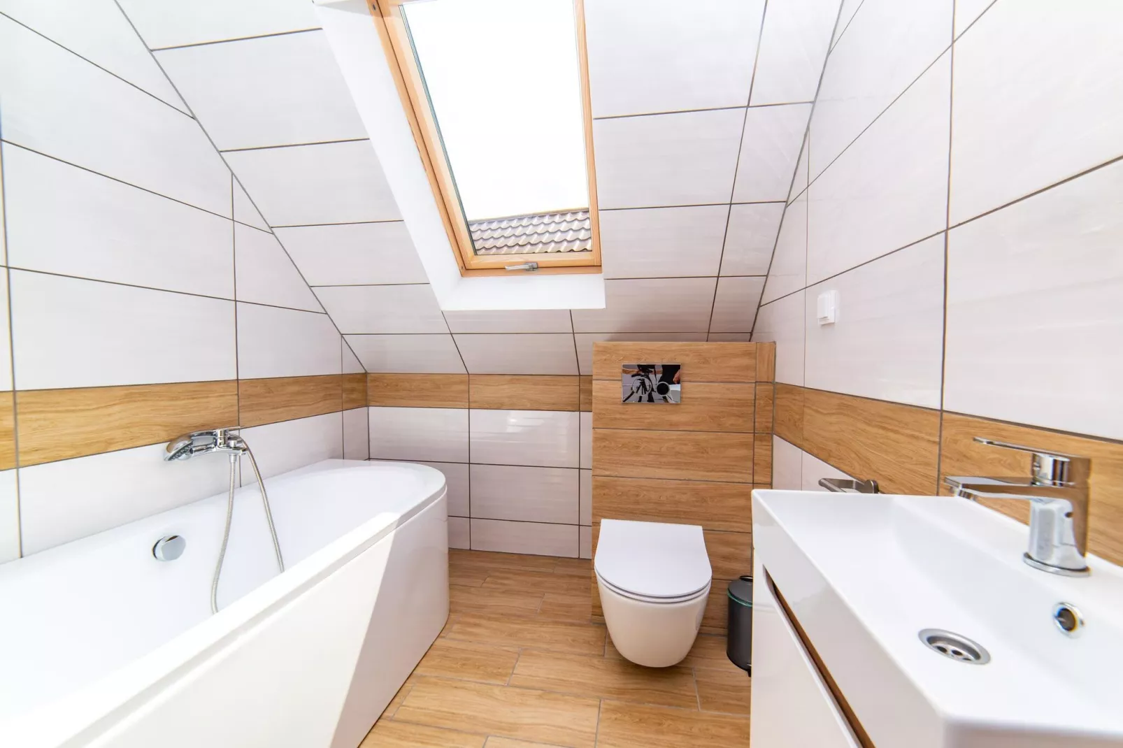 Domek LUX Jarosławiec-Badkamer
