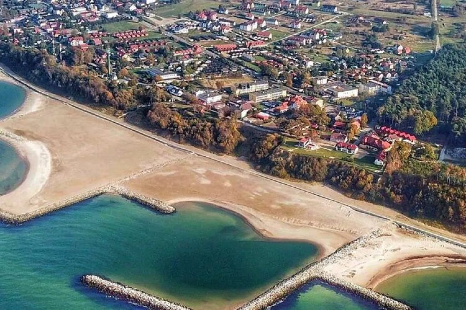 Domek LUX Przystanek Jarosławiec-Gebieden zomer 1km