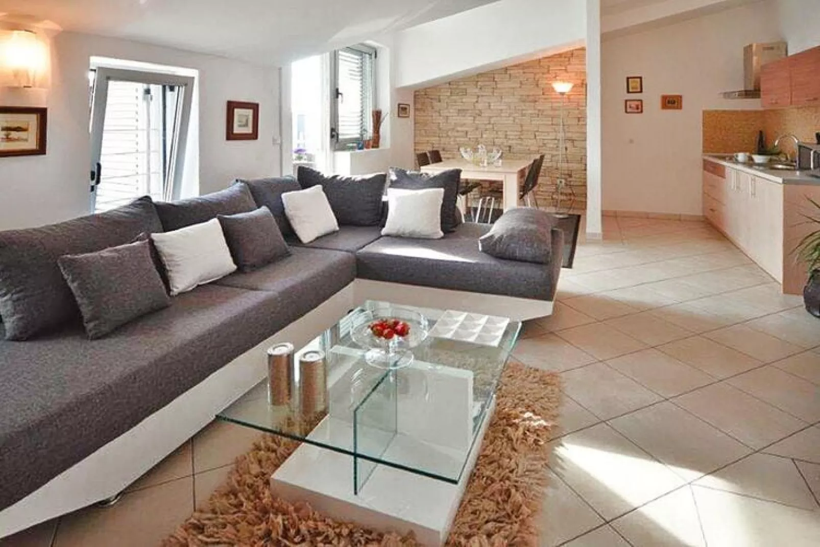 A5 - Apartments Vaal Rovinj -  AP 6 - ca 53 qm für 5 Pers-Woonkamer