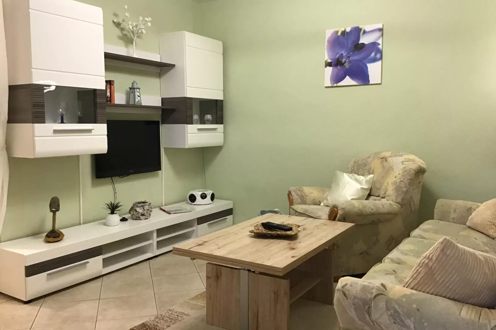 DHH 40 qm-Woonkamer