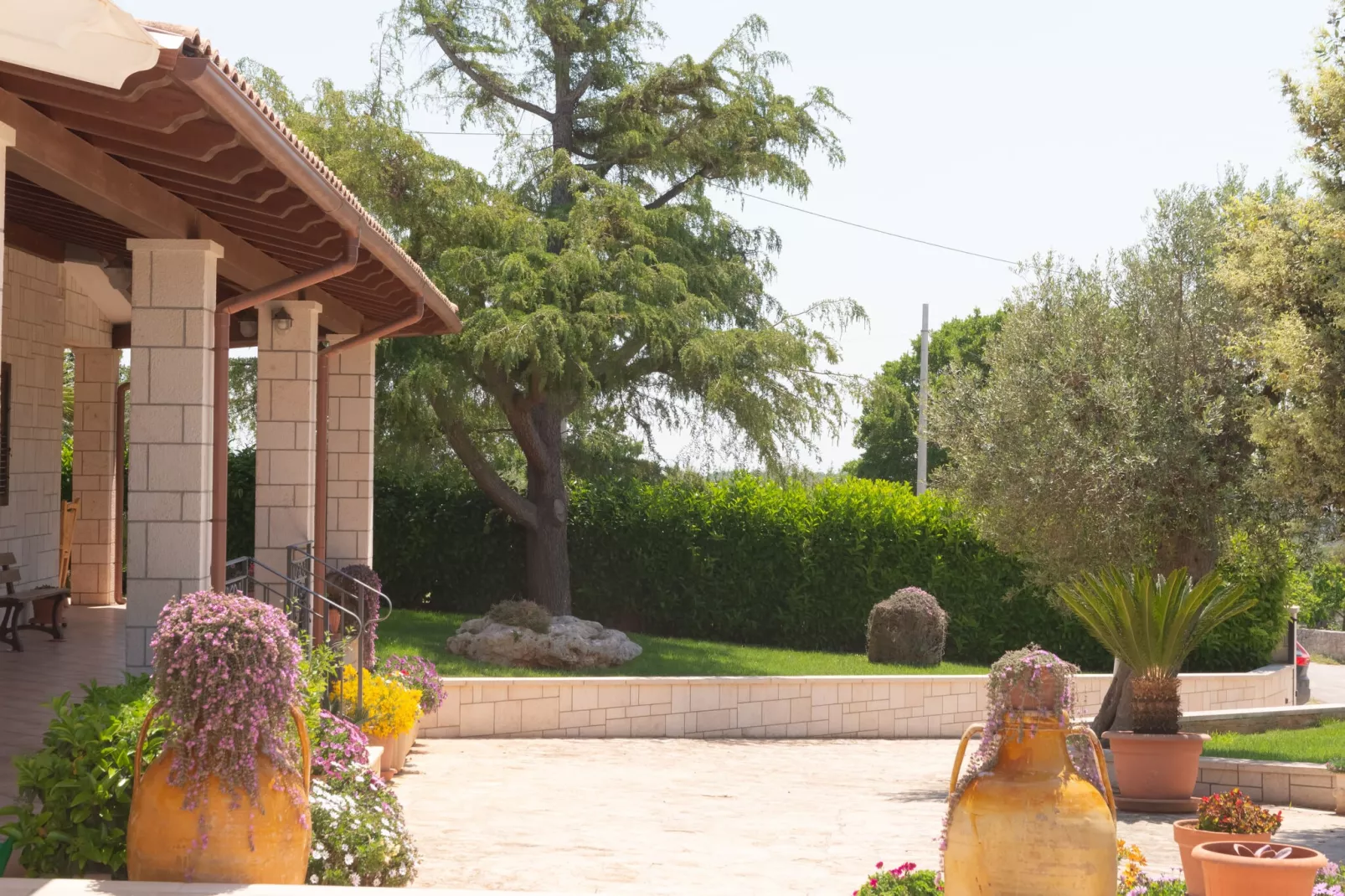 Tenuta Masiedd 2 Cisternino-Tuinen zomer
