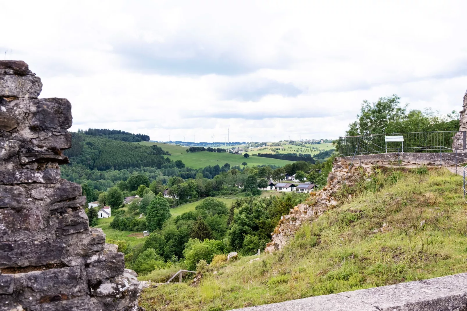 Eifel-Ferienhaus Rita Romag-Uitzicht zomer