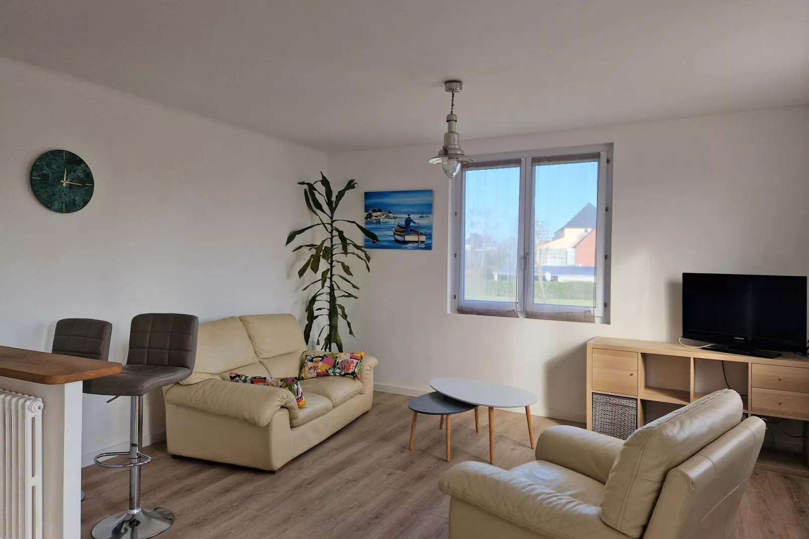 Maison Port-Blanc-Woonkamer