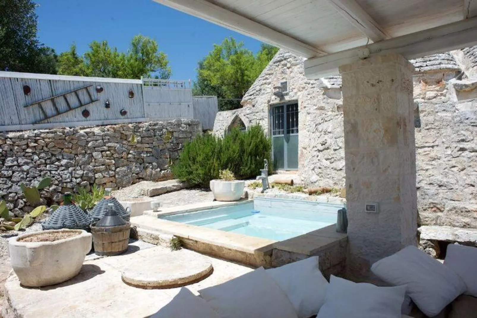 Tenuta Bianca Ostuni-Terrasbalkon