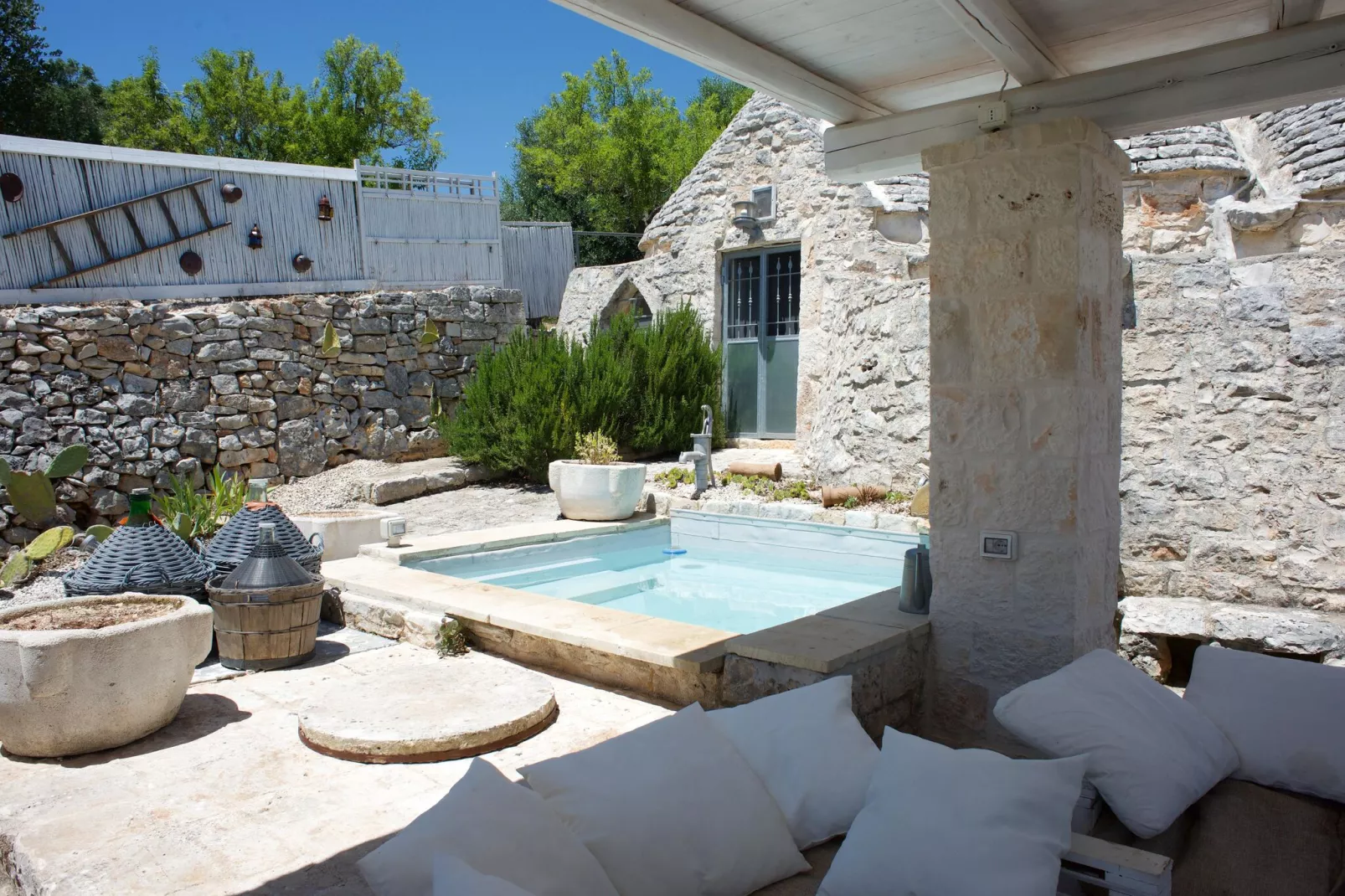 Tenuta Bianca Ostuni-Terrasbalkon