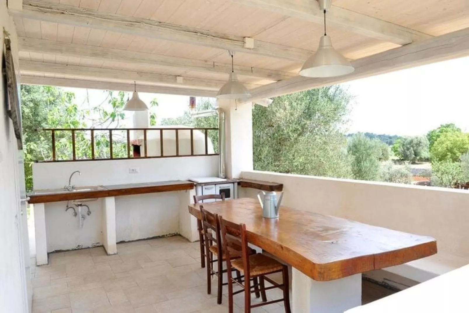 Tenuta Bianca Ostuni-Terrasbalkon