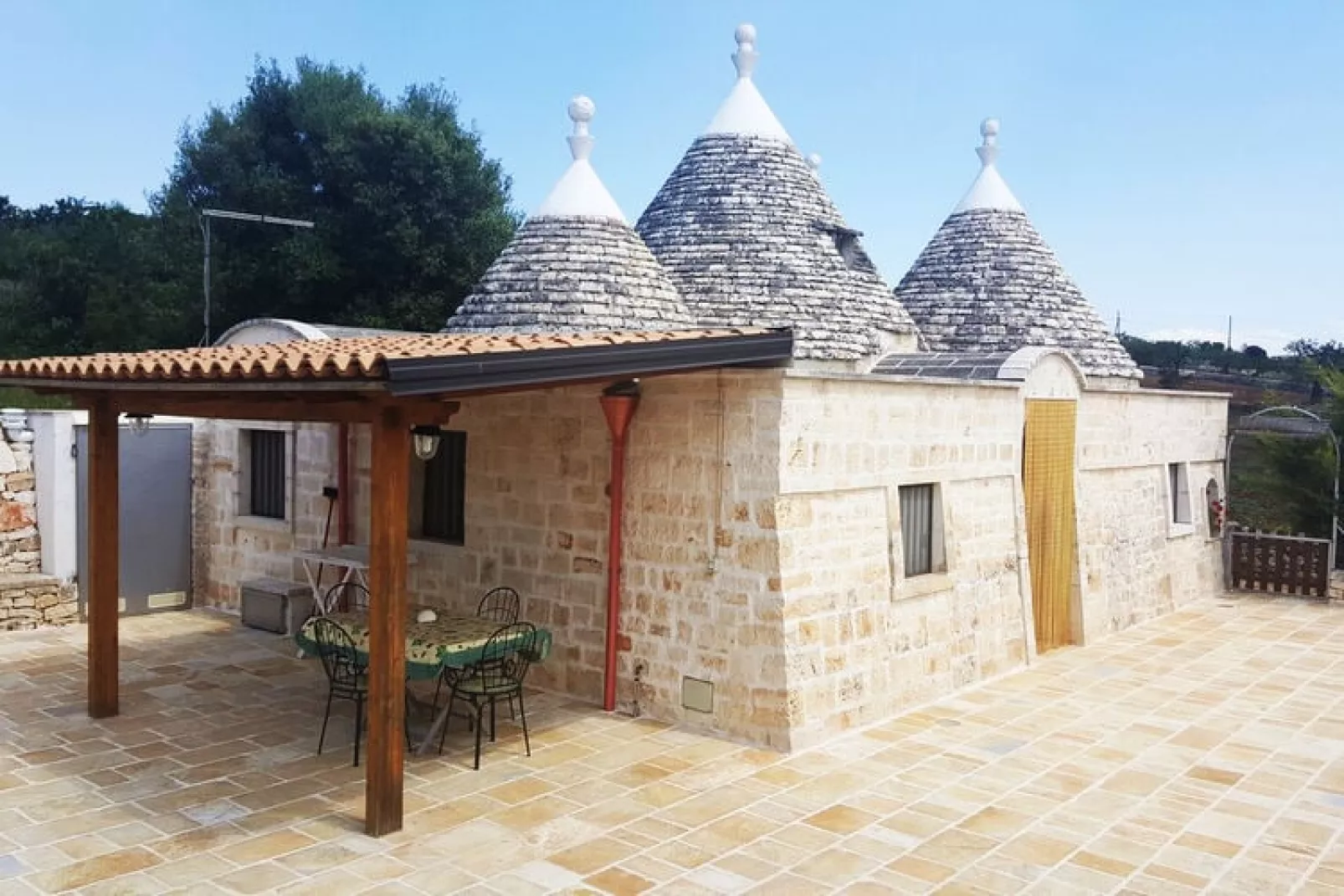 Trullo Filippo Ostuni-Terrasbalkon