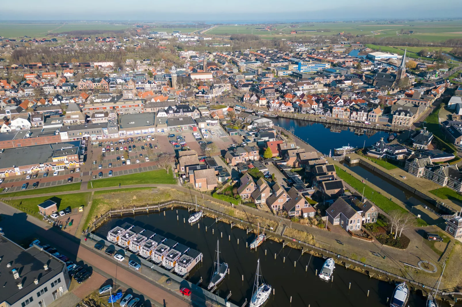 Houseboat Lemmer 1-Gebieden zomer 1km