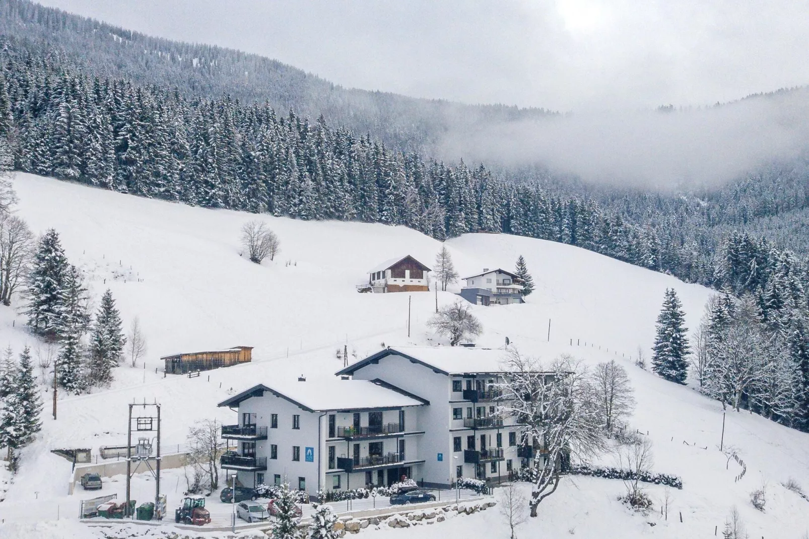 Hideaway Dachstein West 1-Gebied winter 1km
