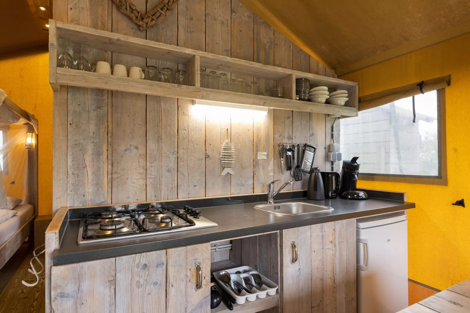 Glamping Resort Lauwersmeer 2-Keuken