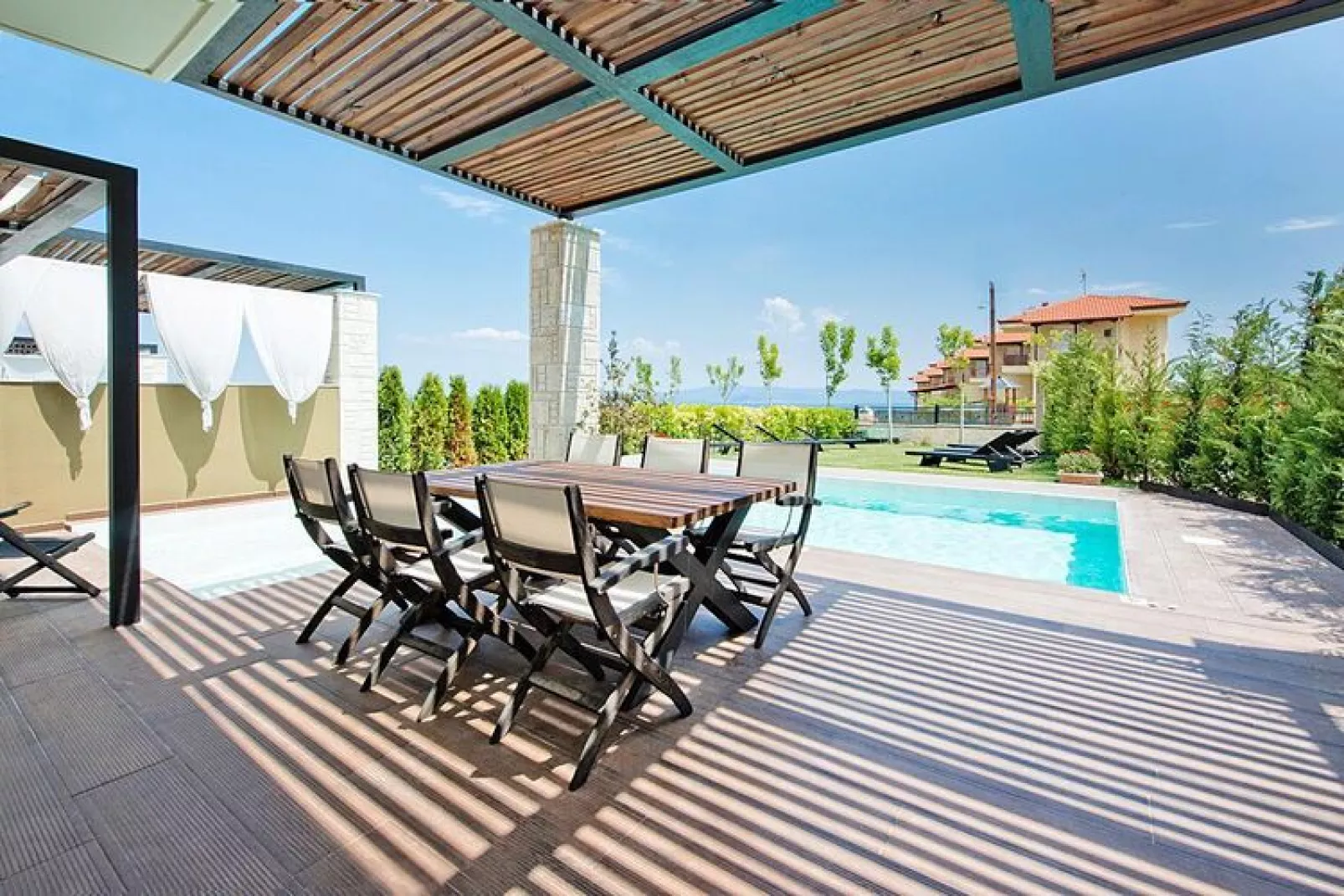 Holiday homes Sunny Villas Resort and SPA Chanioti-No 2 large EXCLUSIVE VILLA 3 3 BEDROOMS-Image-tags.