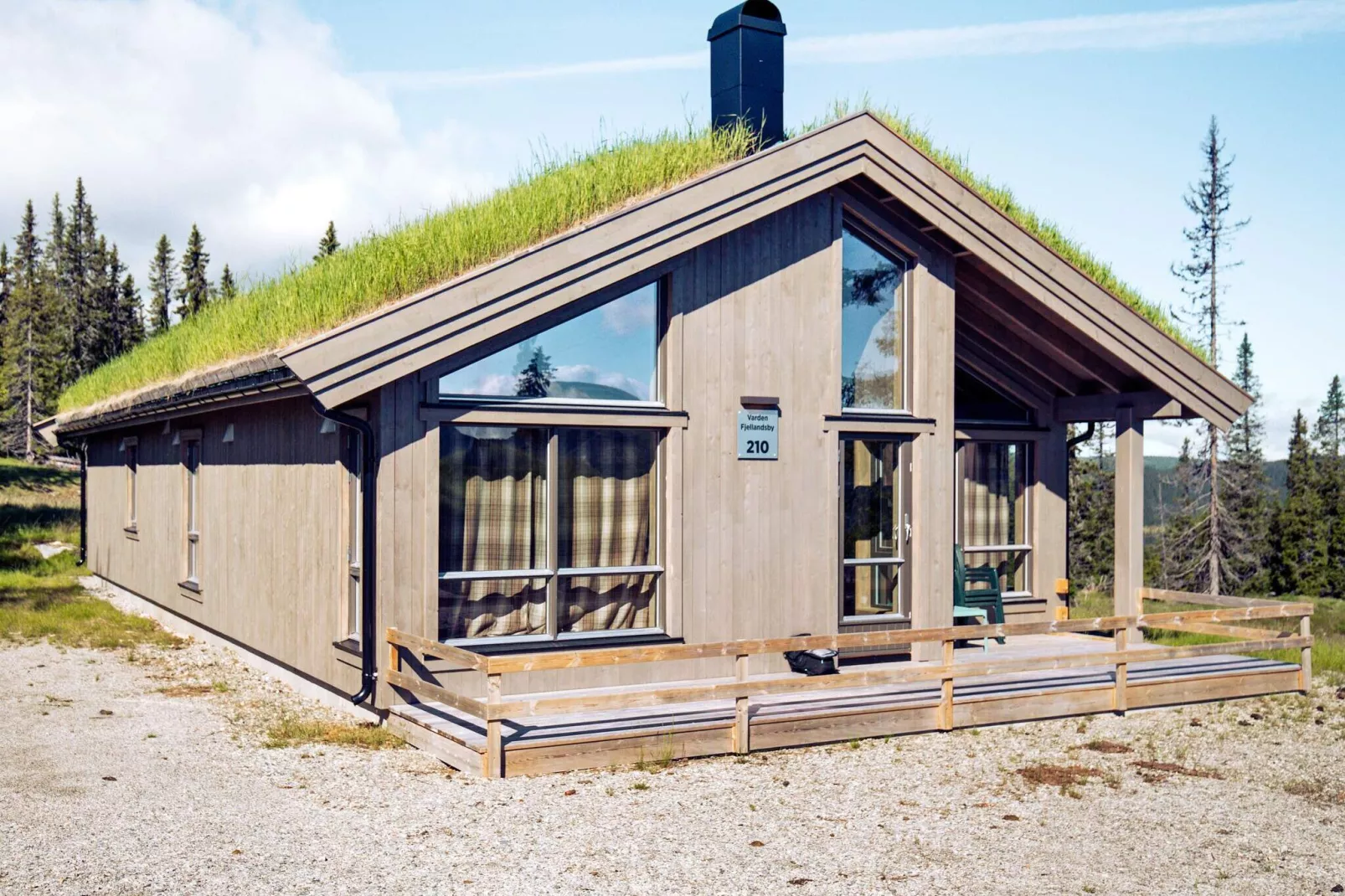 Stijlvolle Cabin Retreat in Varden-By Traum-Buitenlucht