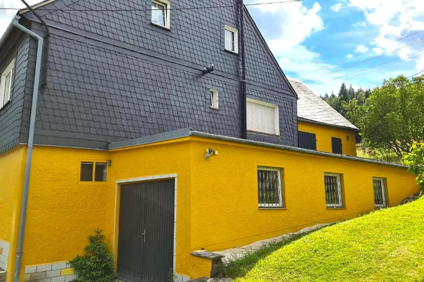 Gruppenferienhaus nähe Kurort Oberwiesenthal-Buitenkant zomer