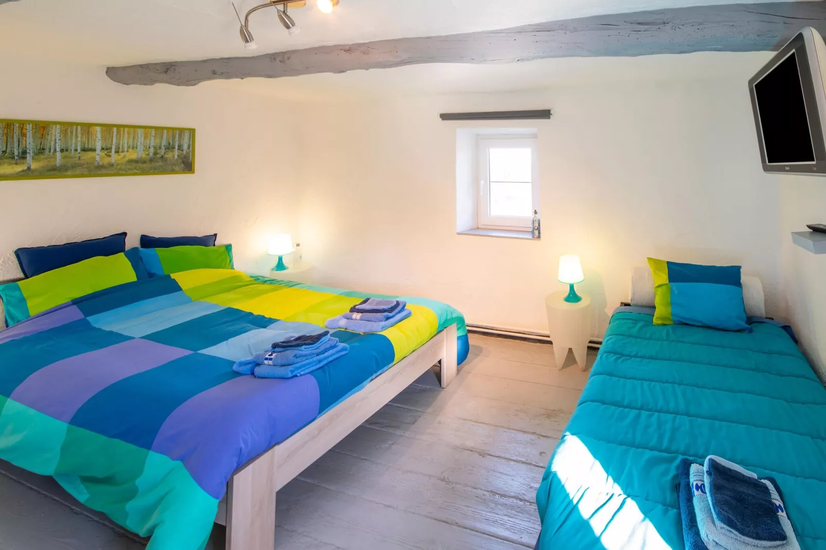 Charmante habitation située à la Reid avec Jacuzzi-Slaapkamer