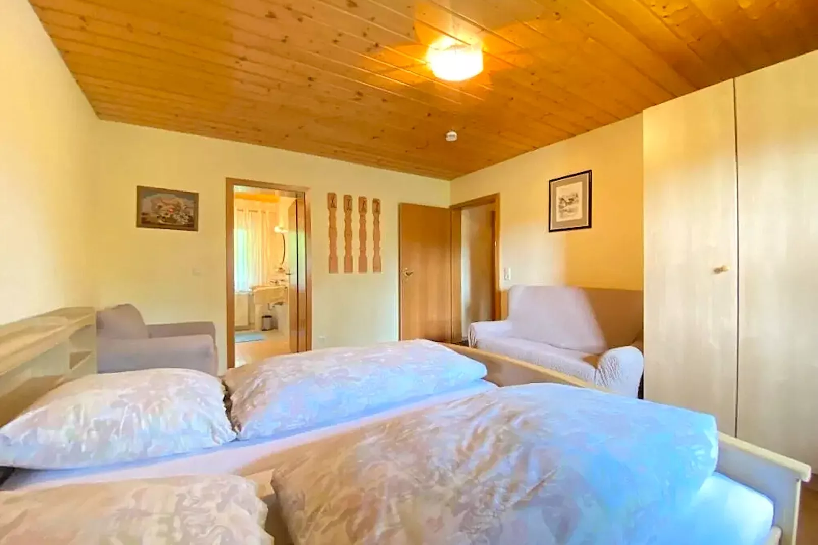 Holiday flats Haus am Wald Zenting-Wohnung für 4 Personen 56 qm-Slaapkamer