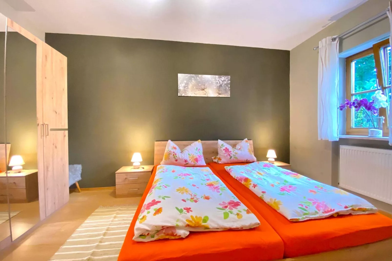 	Holiday flats Haus am Wald Zenting-Wohnung für 2 Personen-Slaapkamer