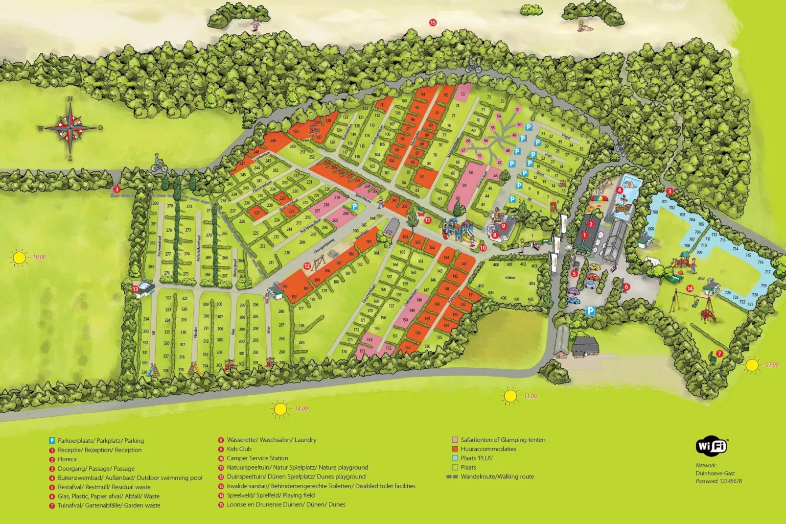 Recreatiepark Duinhoeve 1-Parkfaciliteiten