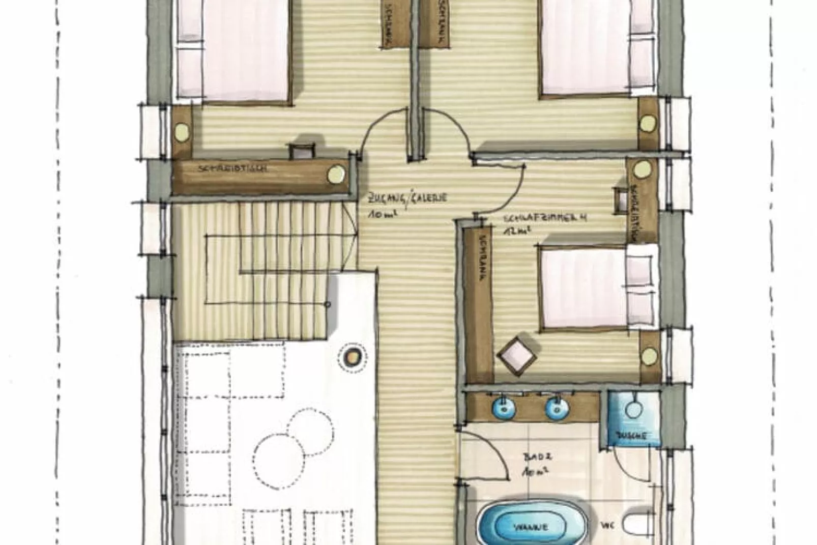 DEIN BICHLBACH Chalet groß-Plattegrond