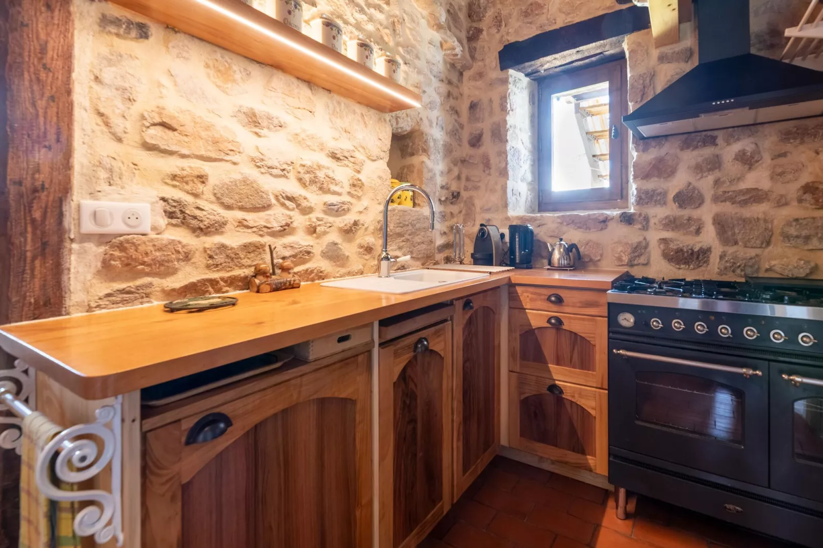 Guesthouse St Basile-Keuken