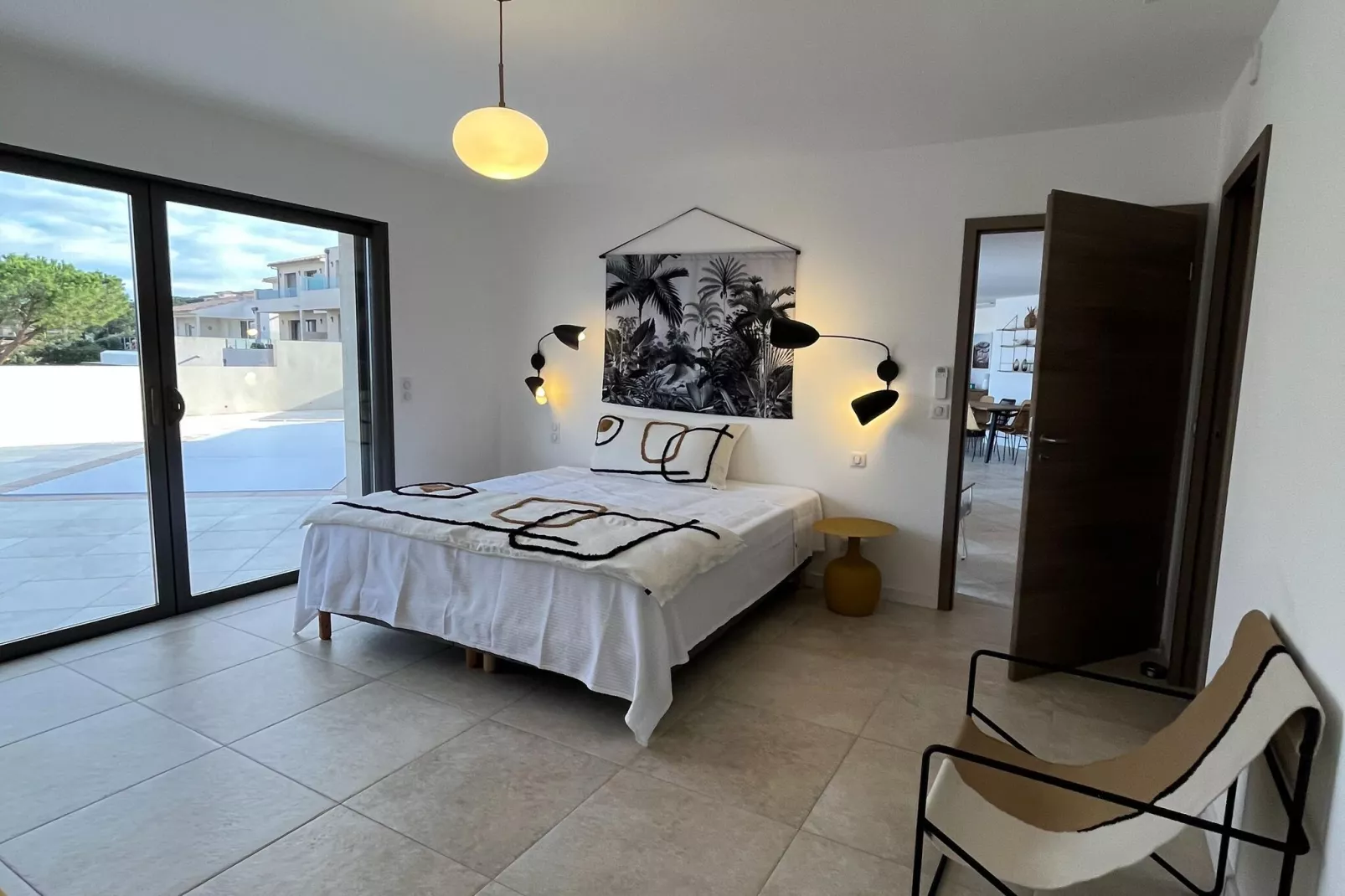 Superbe villa 8 personnes avec piscine et vue mer-Slaapkamer