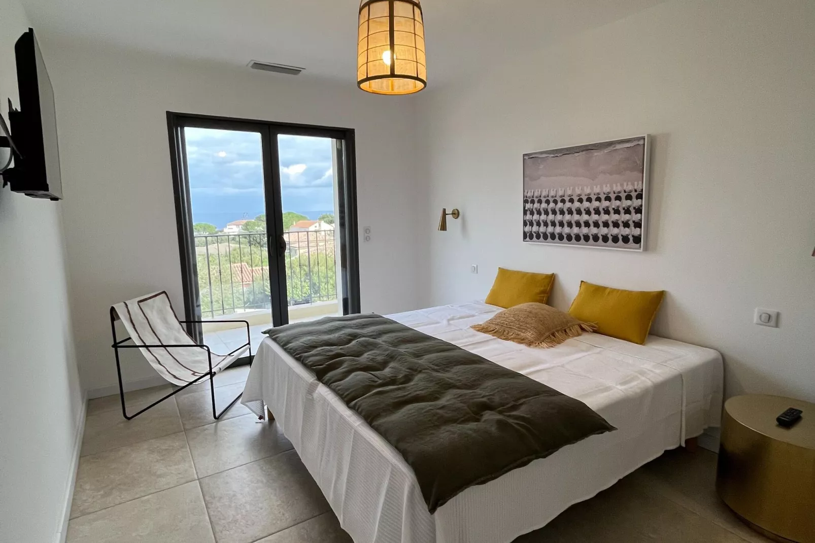 Superbe villa 8 personnes avec piscine et vue mer-Slaapkamer