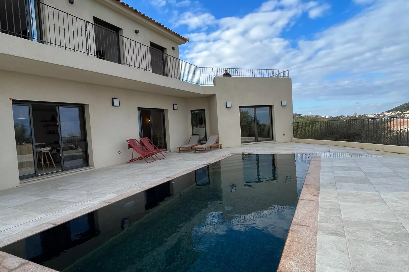 Superbe villa 8 personnes avec piscine et vue mer-Zwembad