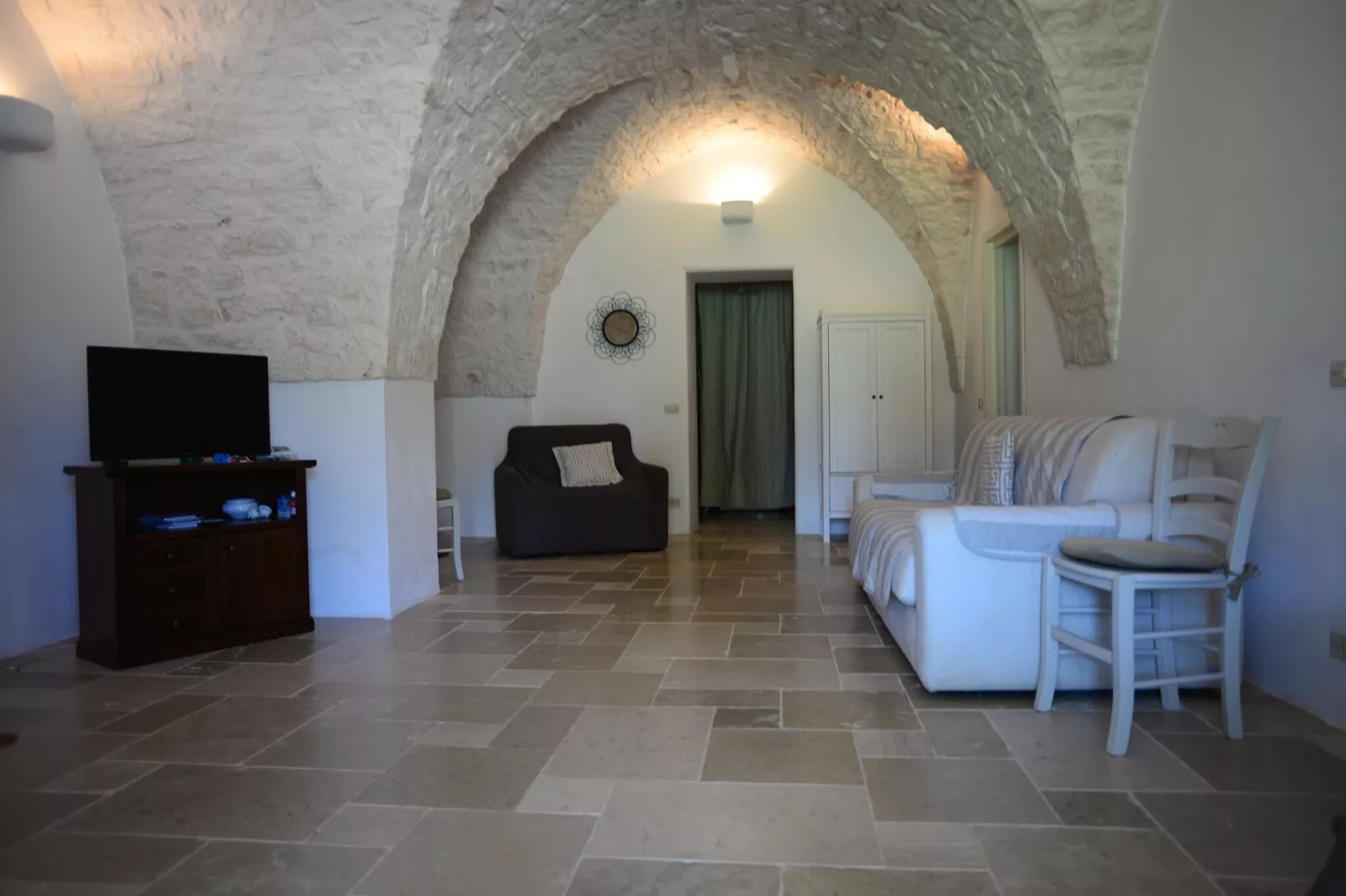 Casale Dolina Verde Ostuni-Woonkamer