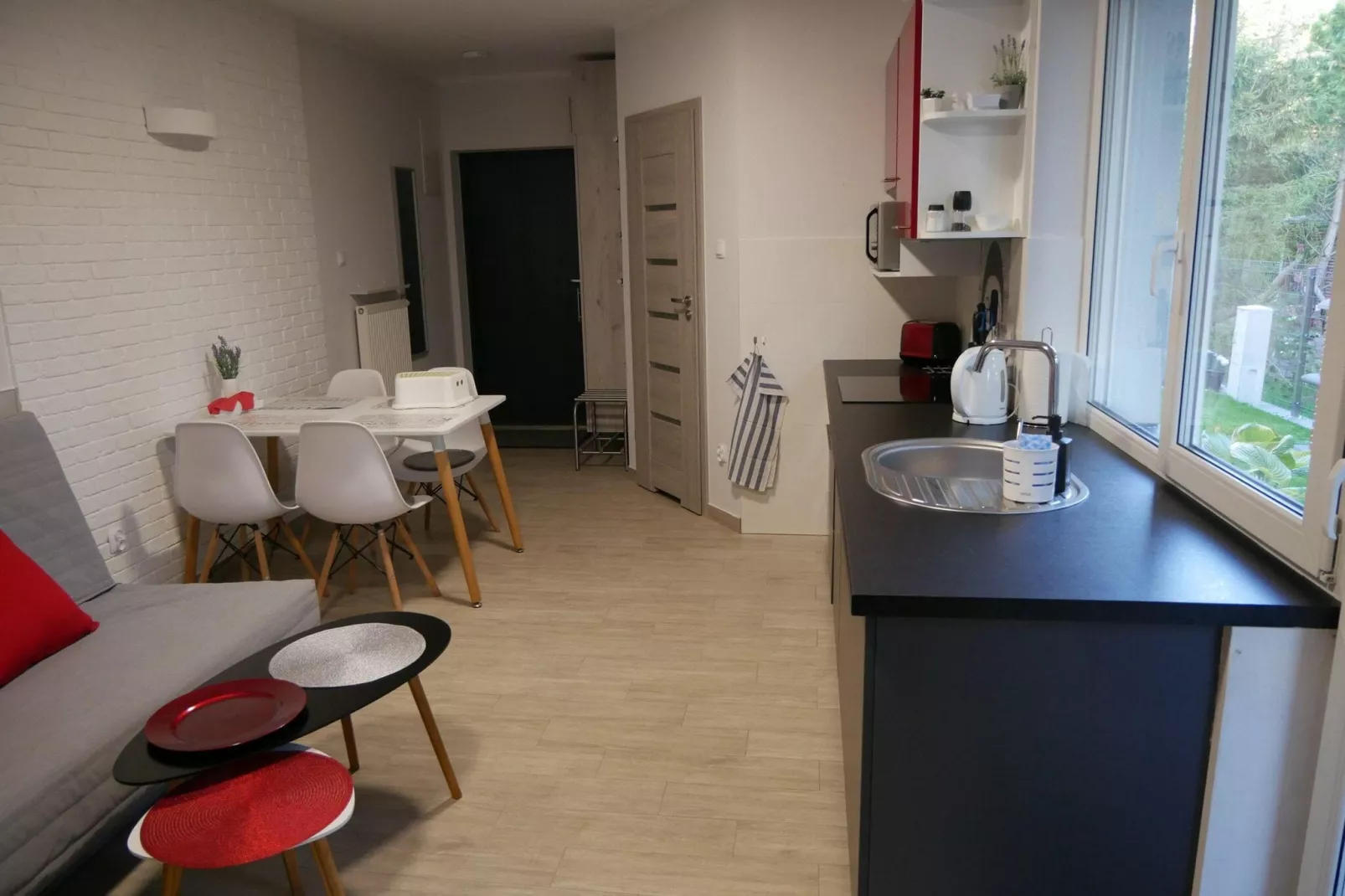 Apartamenty Szafir Sianozety-Woonkamer