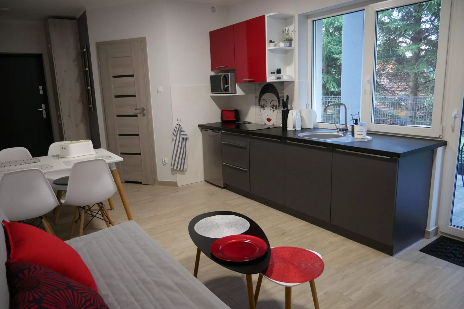 Apartamenty Szafir Sianozety-Woonkamer