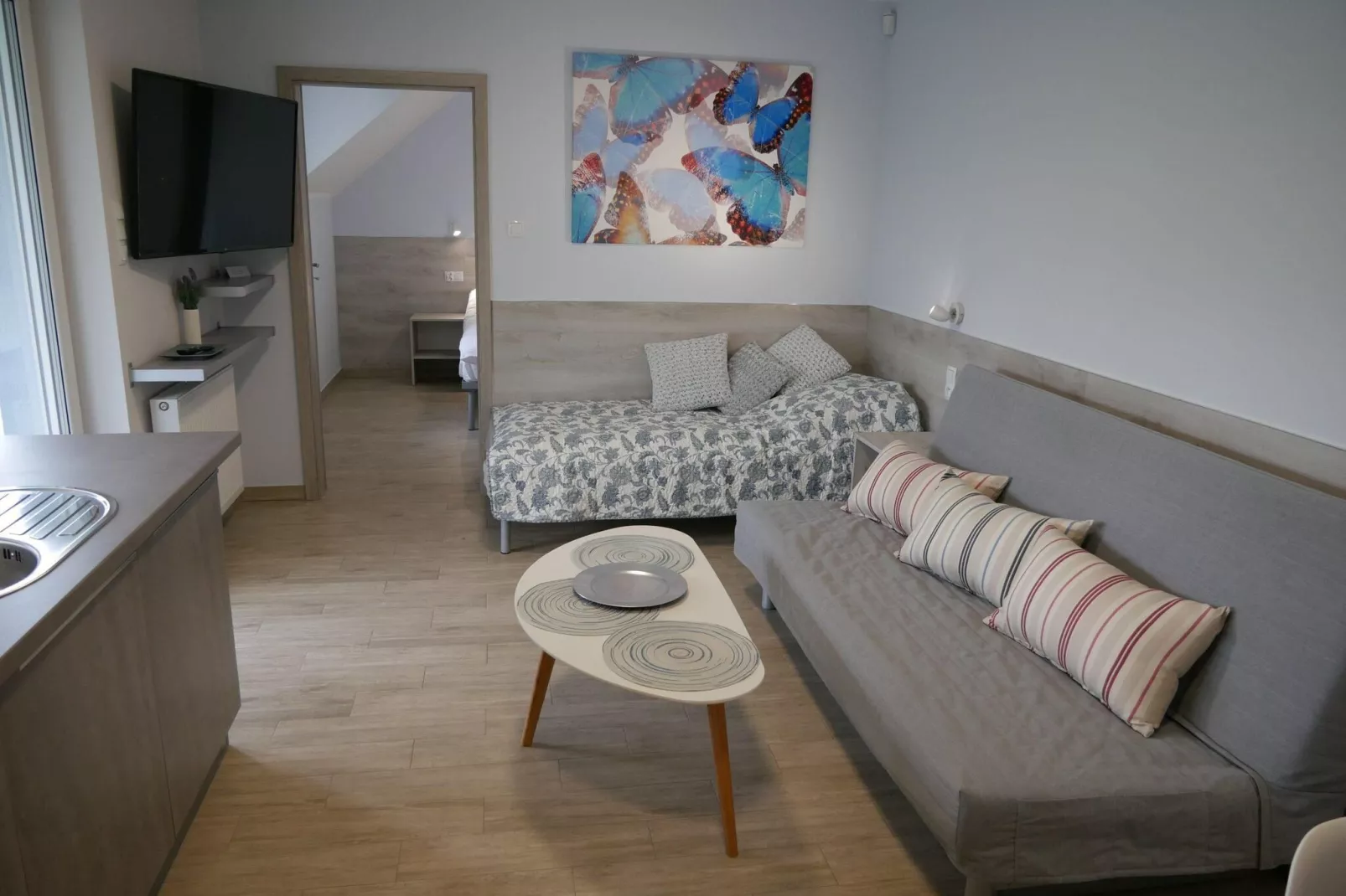 Apartamenty Szafir Sianozety-Woonkamer