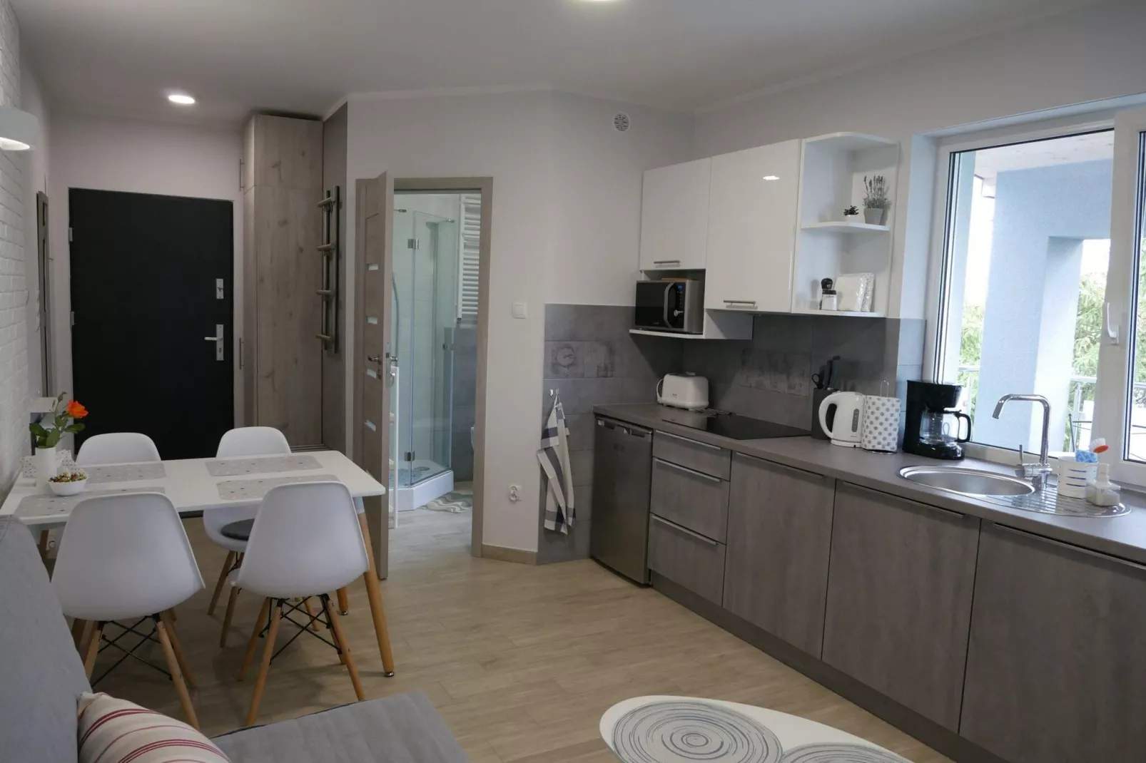 Apartamenty Szafir Sianozety-Woonkamer