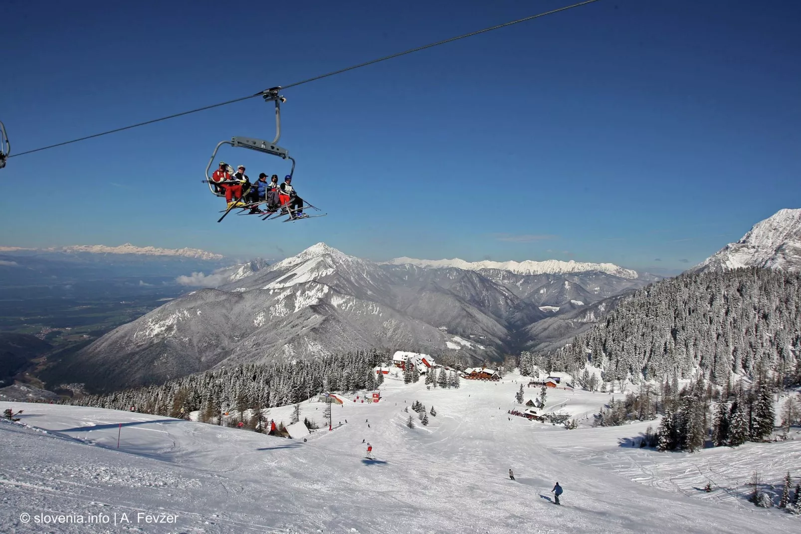 Brunarica Alpinka II-Gebied winter 5km