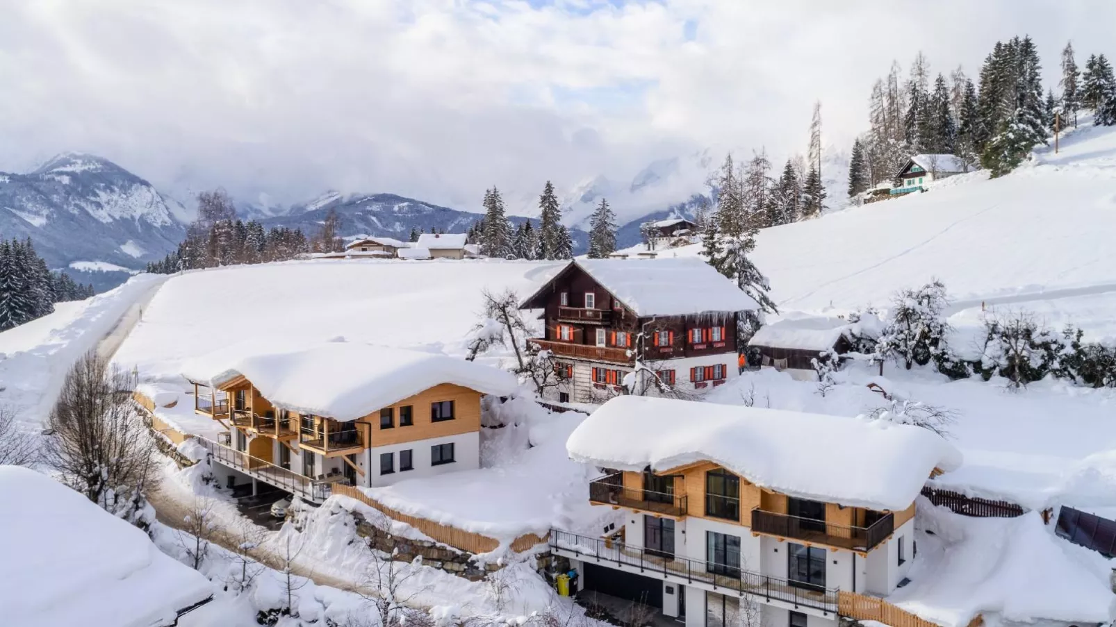 Bergblick-Exterieur winter