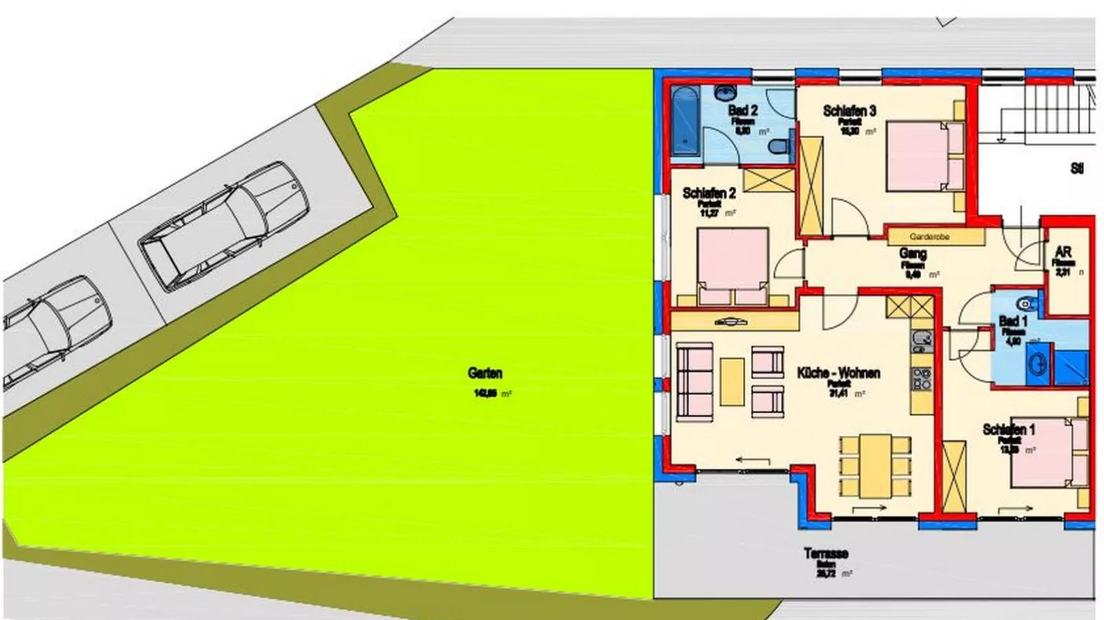 Bergblick-Plattegrond