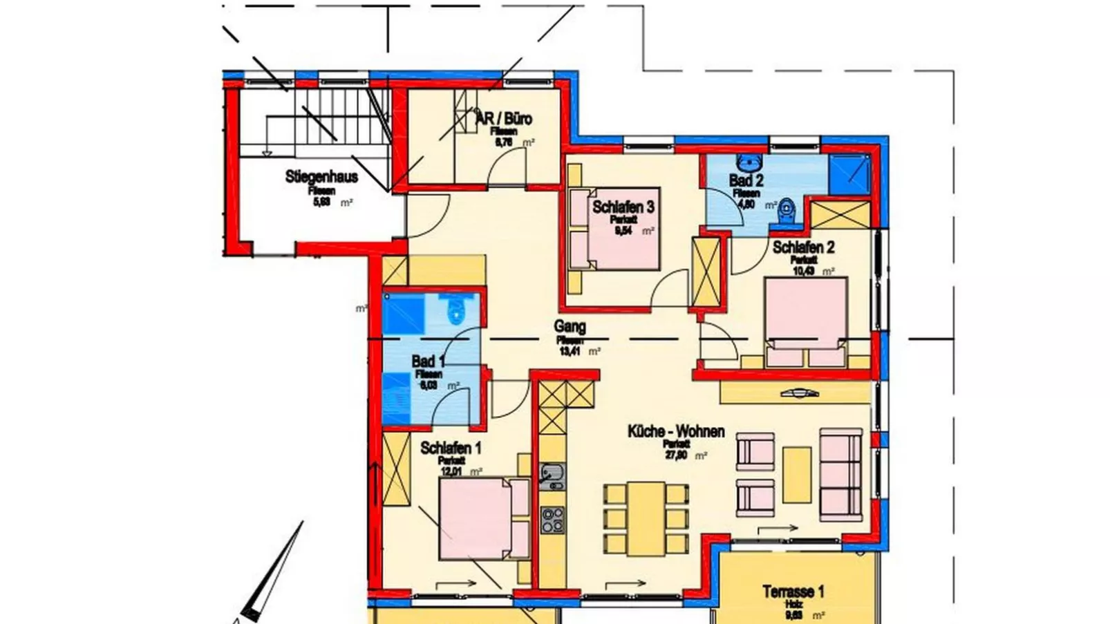 Adlerblick-Plattegrond