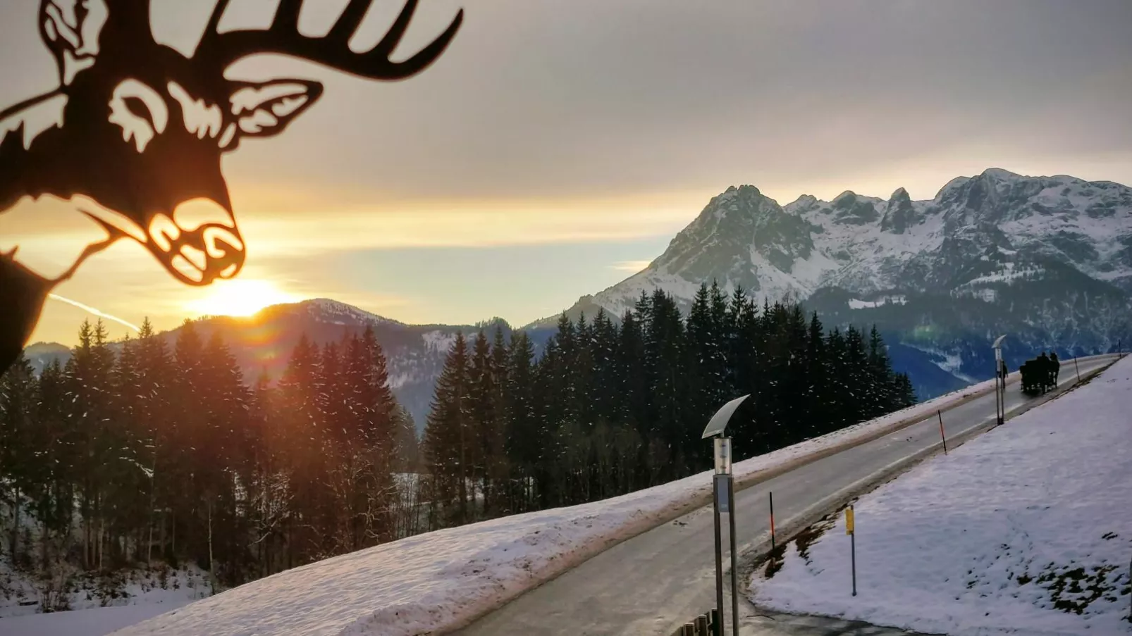Hochkönigblick I-Uitzicht winter