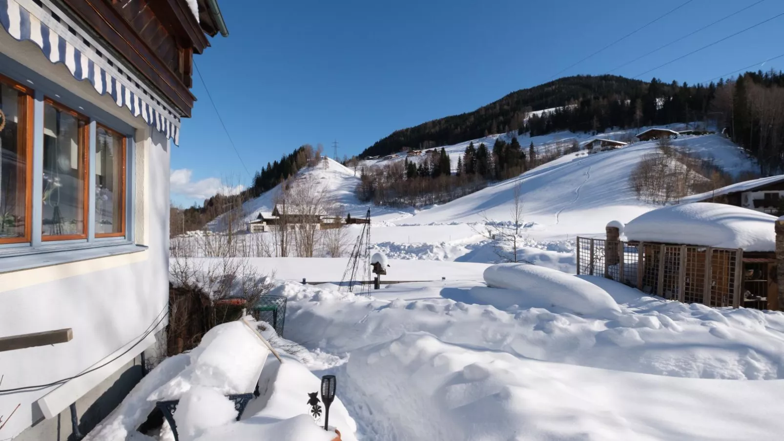 Zonnen-Alp-Uitzicht winter