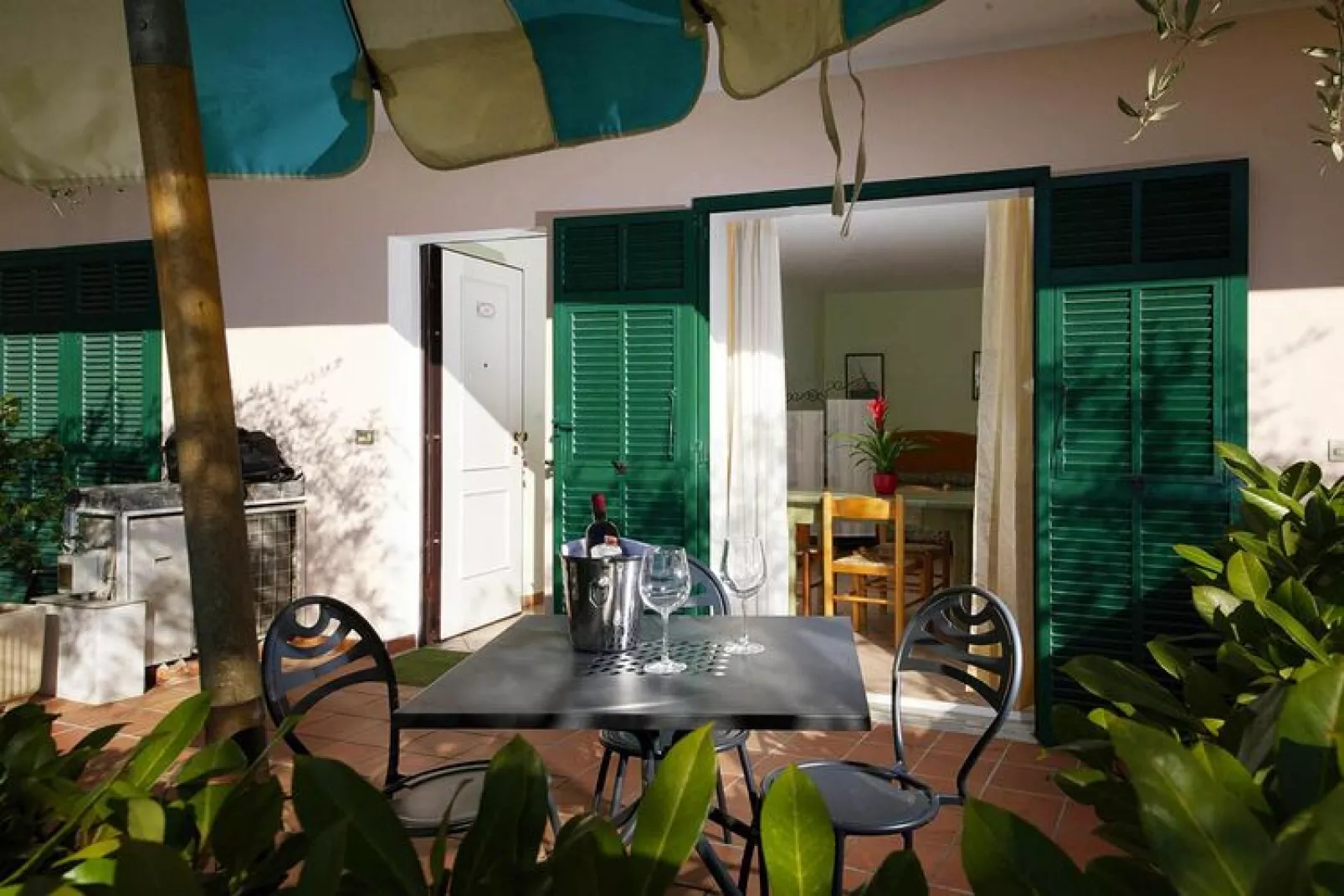 Ferienanlage Villa Giada Imperia - Type Studio Apartment Mimosa M3/A3-Tuinen zomer