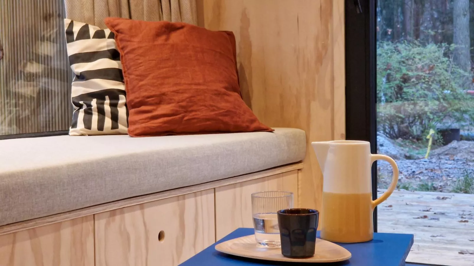 TED Tiny House-Woonkamer