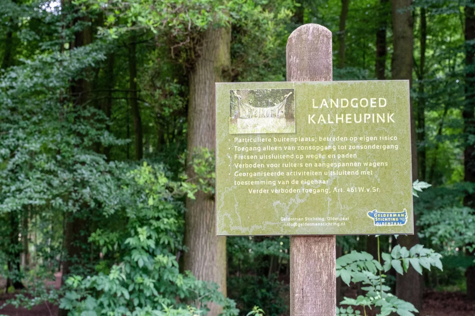 De Engelse tuin van Oldenzaal-Gebieden zomer 1km